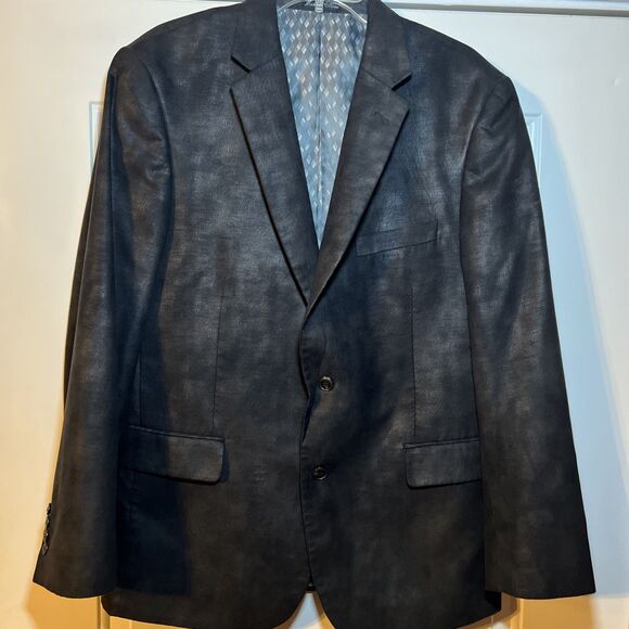 Jean-Paul Germain Two Button Double Vented Fully Lined Blazer 42R‎ (Blue) - Picture 2 of 6